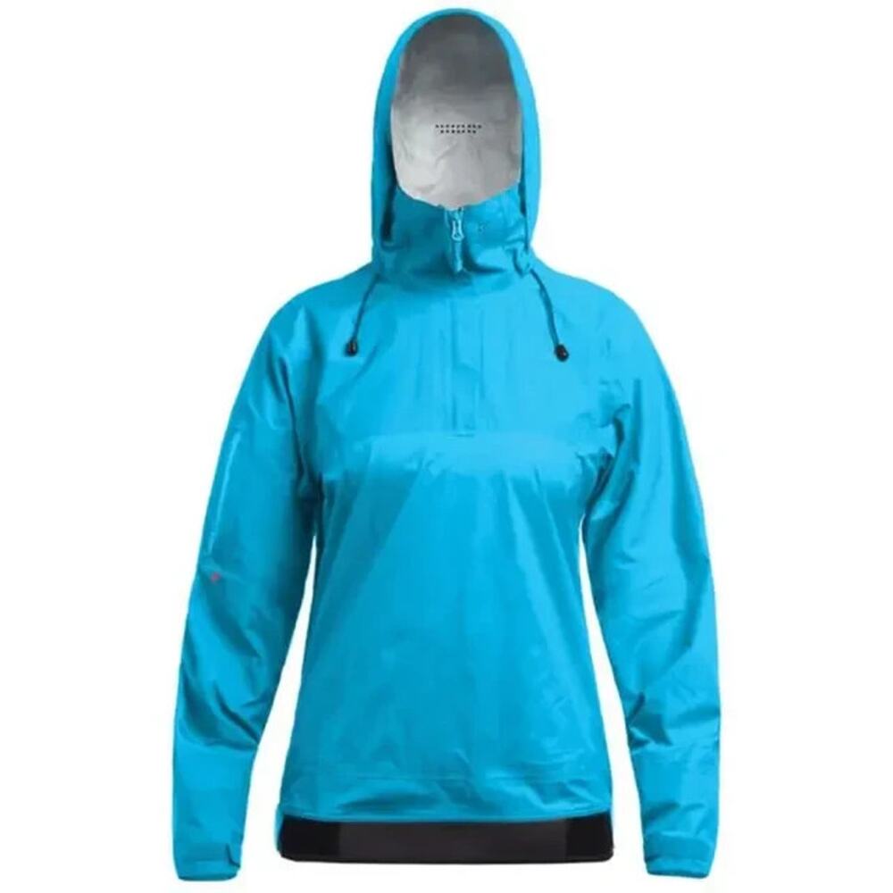 Level Six Ellesmere Splash Top Womens‎ M Turquoise Hooded Paddling Kayaking Boat